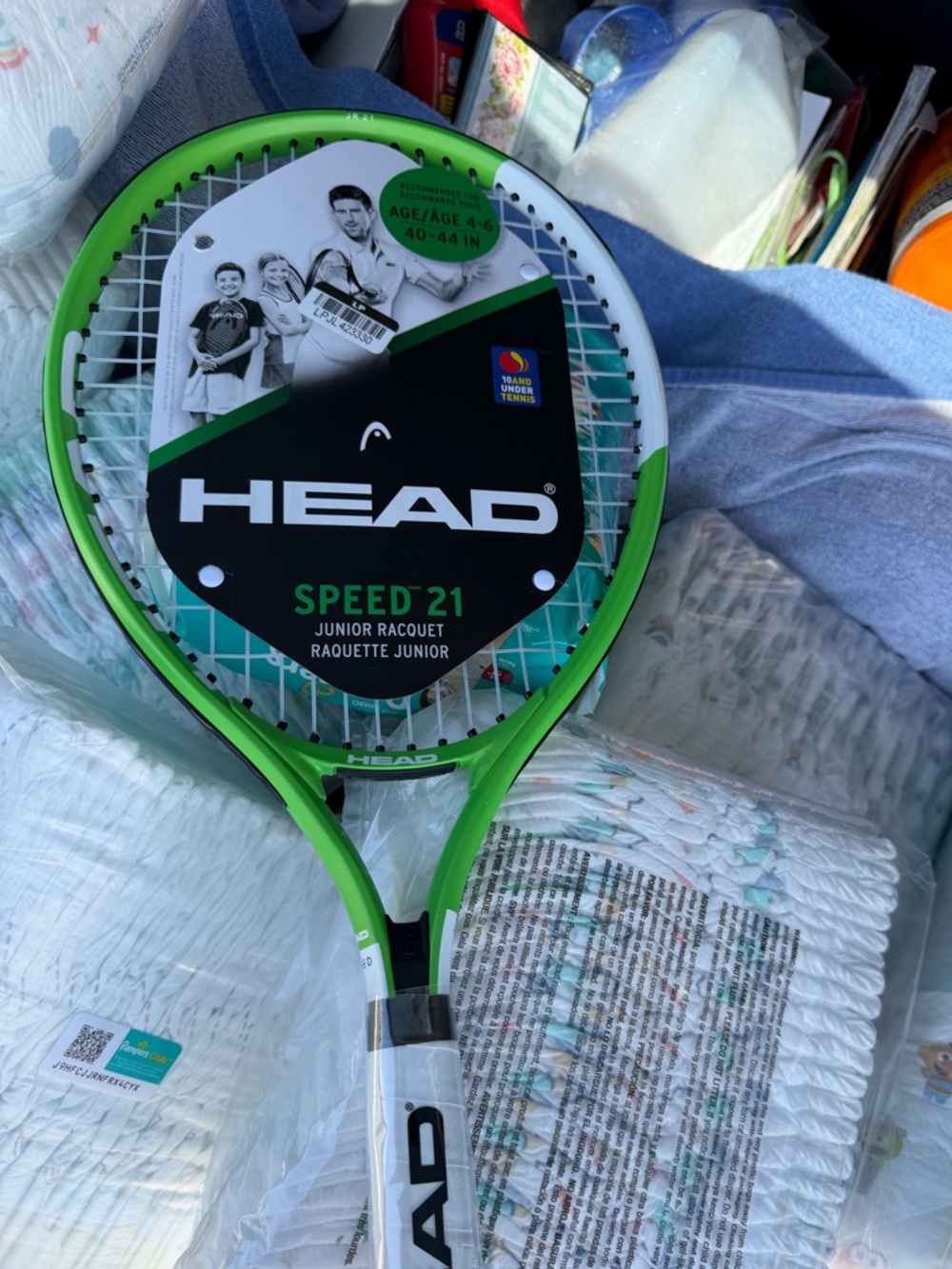 HEAD Speed 21 Junior Tennis Racquet - Green